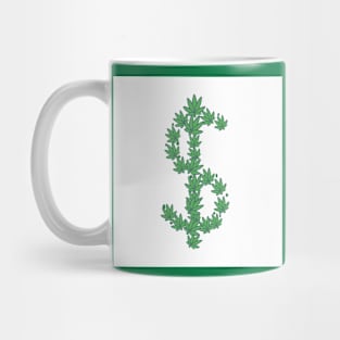 weed dolla sign Mug